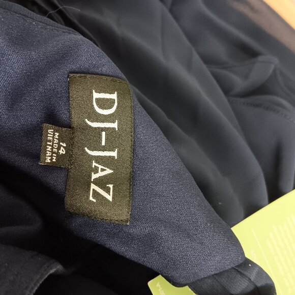 DJ Jaz Womens Sleeveless Evening Gown, Sz 14, Blue 925014 - Picture 9 of 9